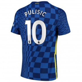 Camisolas de futebol Chelsea Christian Pulisic 10 Equipamento Principal 2021/22 Manga Curta